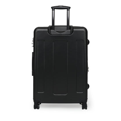 Marbled Copper Carry-On Suitcase — Stylish Swirl Travel Luggage
