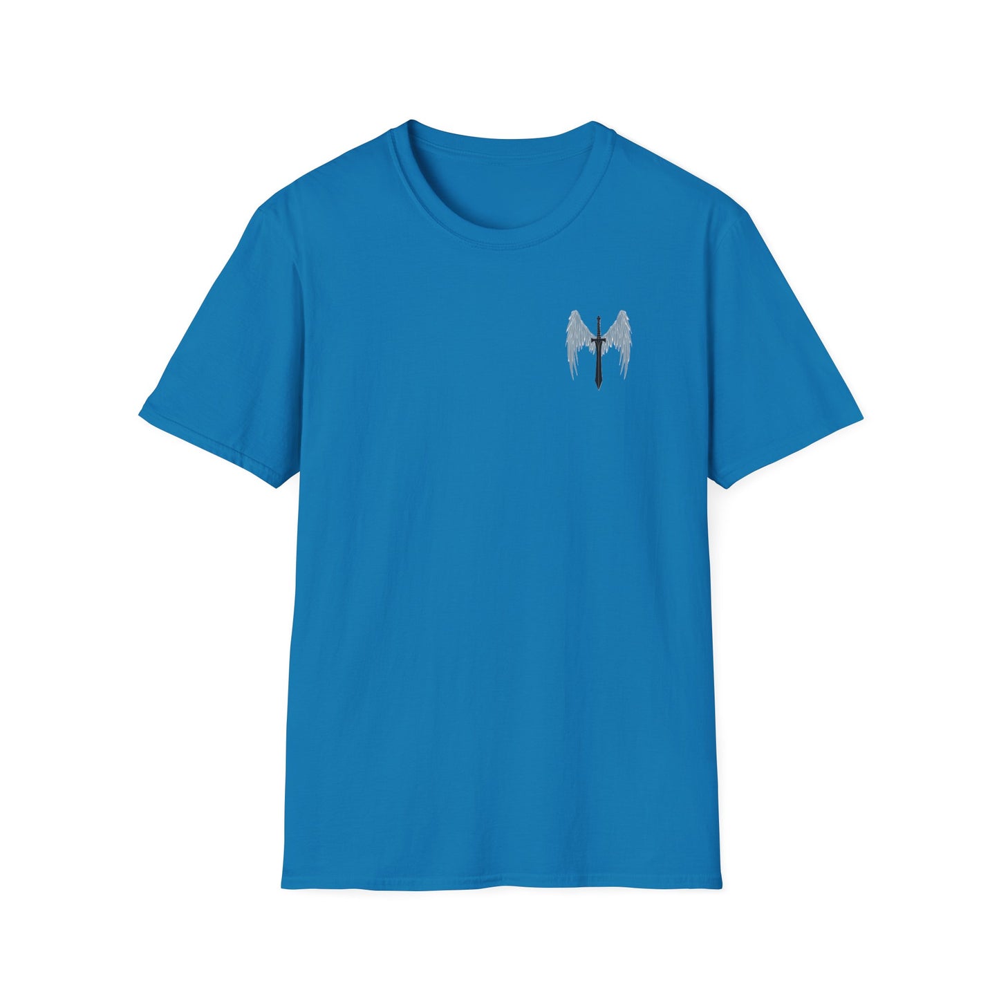 T-Shirt Unisex Softstyle T-Shirt with Inspirational Psalm Design Motivational Tee Christian Apparel Faith-Based Gift Casual Wear