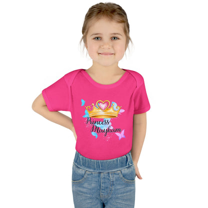Princess Mayham Infant Bodysuit — Cute Crown Baby Onesie for Newborns & Baby Shower Gifts