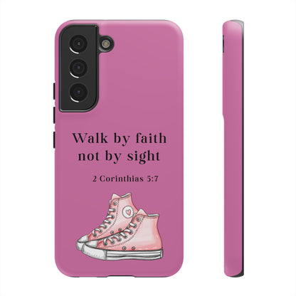 Cellphone Cae Faith-Inspired Phone Case Inspirational Gift Bible Verse Accessory Pink Converse Design Christian Phone Cover