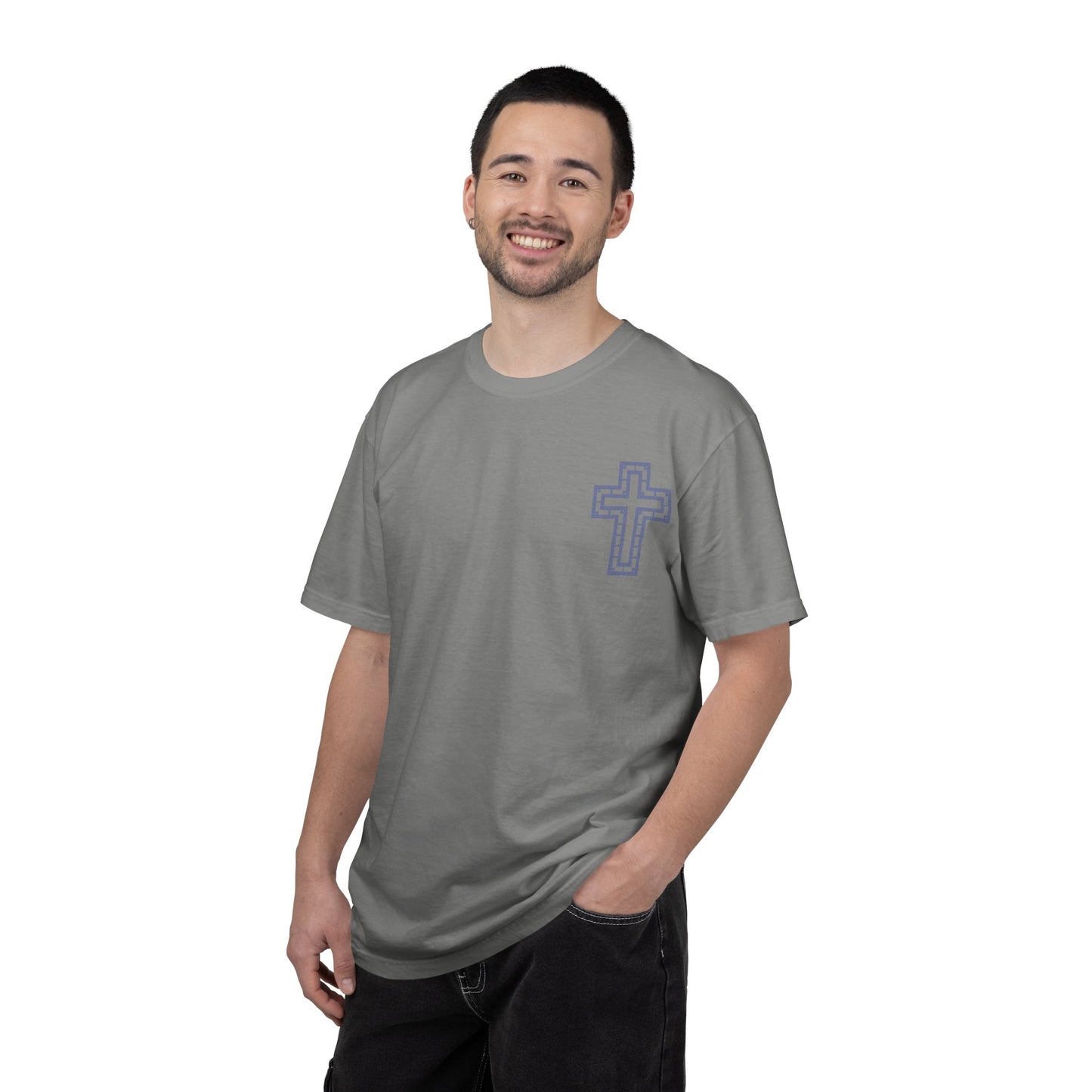 T-Shirt Inspirational Christian T-Shirt Cross & Philippians 4:13 Unisex Apparel Faith Tee Religious Gift Motivational Shirt