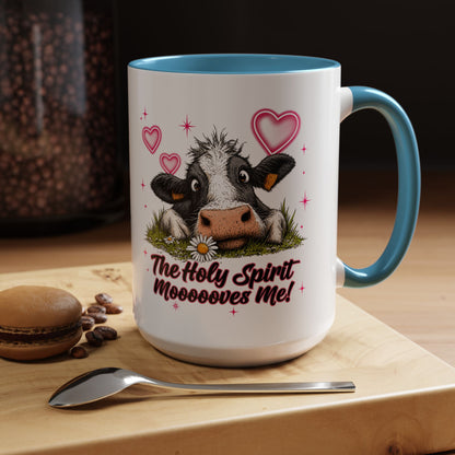 The Holy Spirit Moooves Me Coffee Mug
