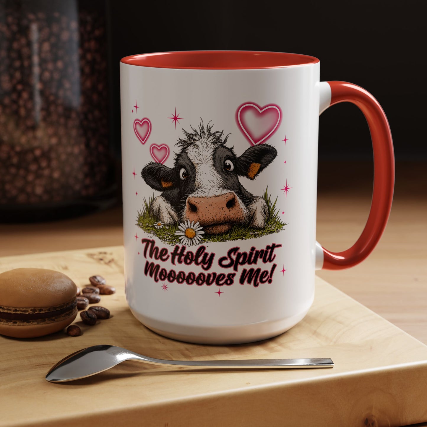 The Holy Spirit Moooves Me Coffee Mug