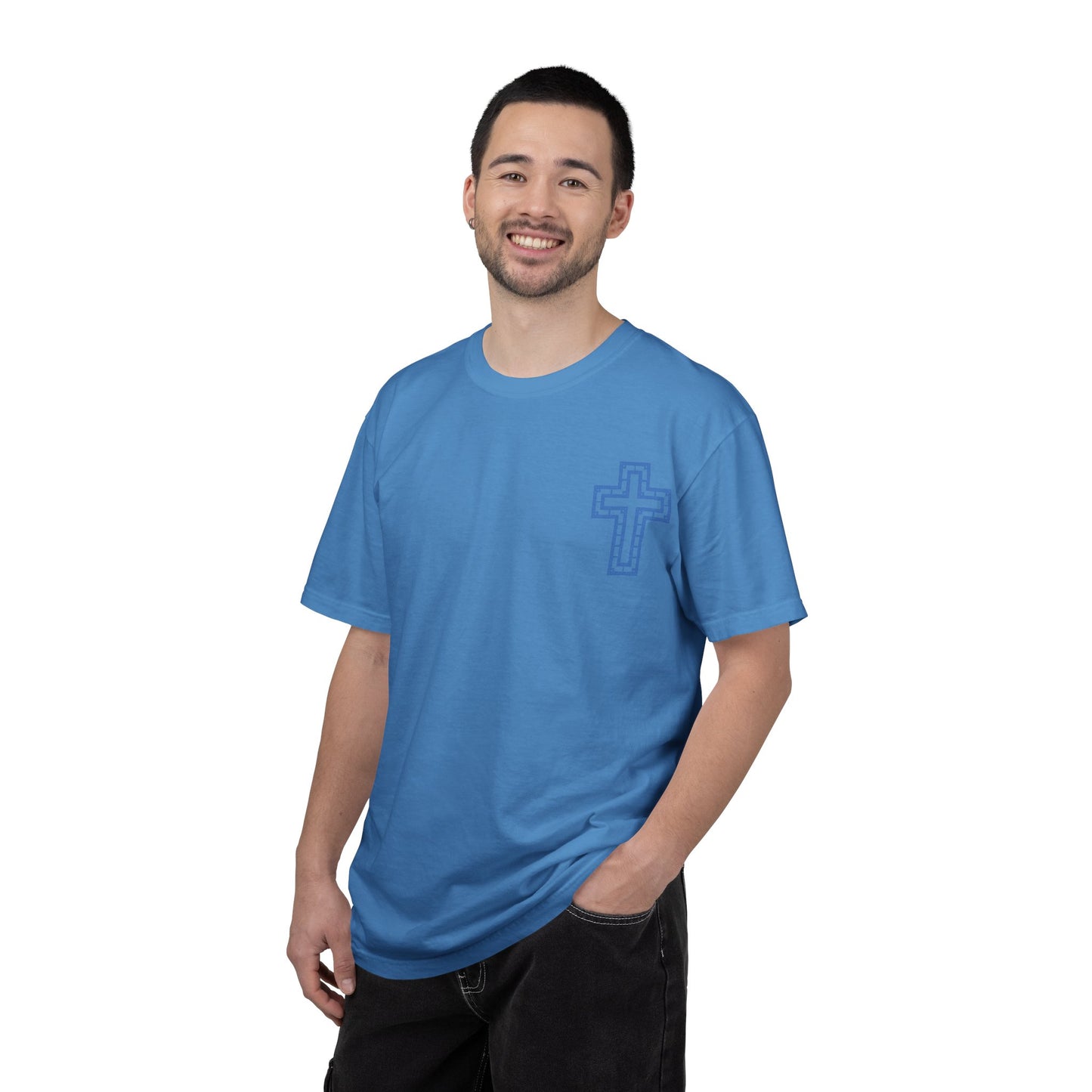 T-Shirt Inspirational Christian T-Shirt Cross & Philippians 4:13 Unisex Apparel Faith Tee Religious Gift Motivational Shirt