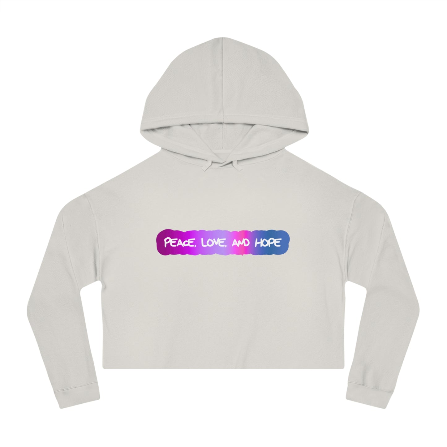 Sweatshirt Cropped with Peace, Love, and Hope Design – Trendy Women’s Hoodie for Casual Wear, Gifts, Festivals, Self-Care, and [...]