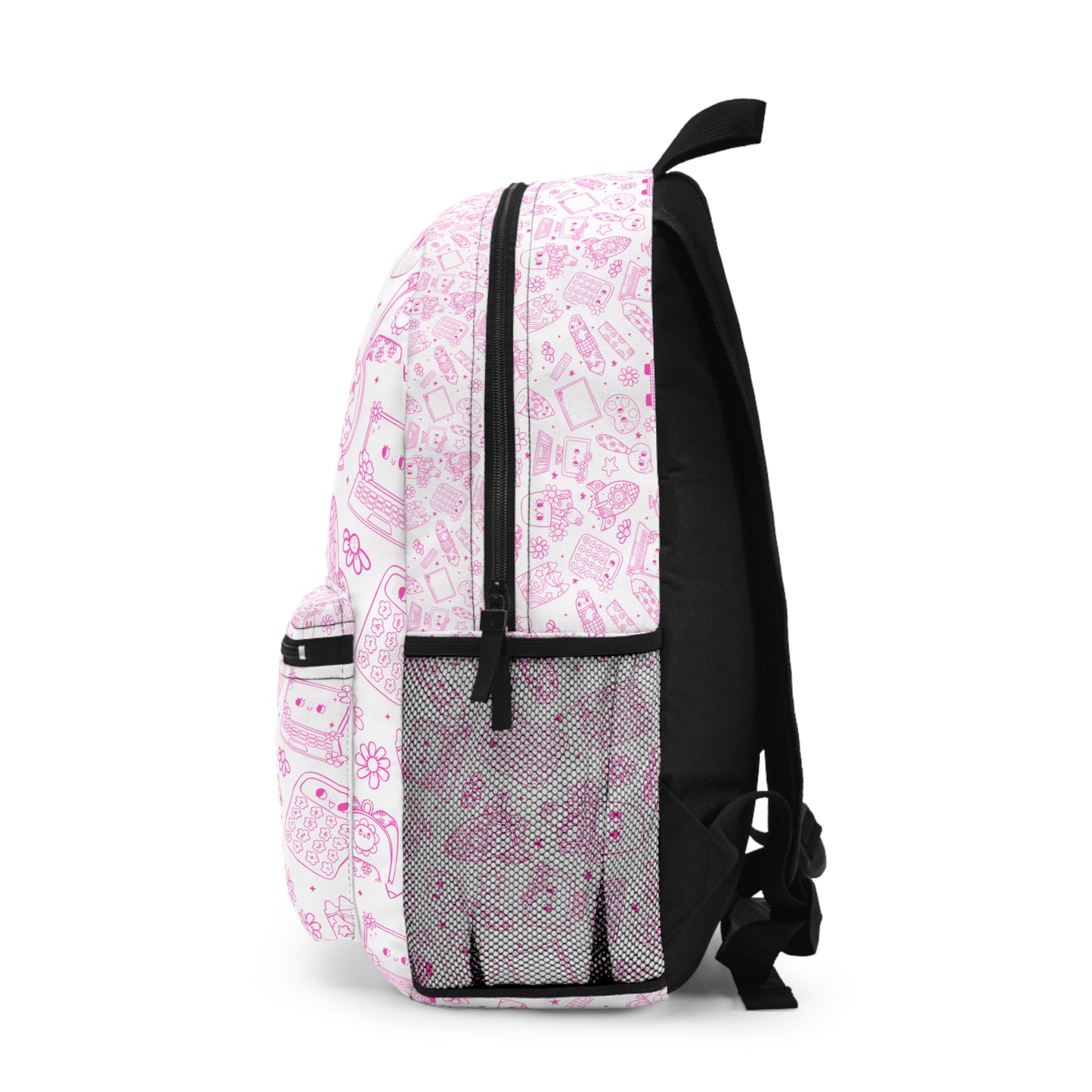 Backpack Cute Pink Graphic Backpack for Kids School Backpack Trendy Book Bag Fun Daypack Unique Gifts for Girls Diaper Bag