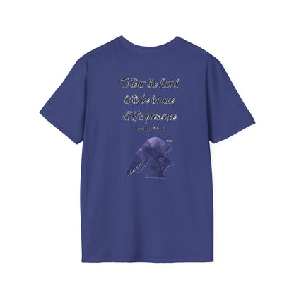 T-Shirt Unisex Softstyle T-Shirt with Inspirational Psalm Design Motivational Tee Christian Apparel Faith-Based Gift Casual Wear