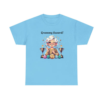 T-Shirt Grammy Award Unisex Heavy Cotton Tee - Celebrate Your Achievements Gift for Grandmothers