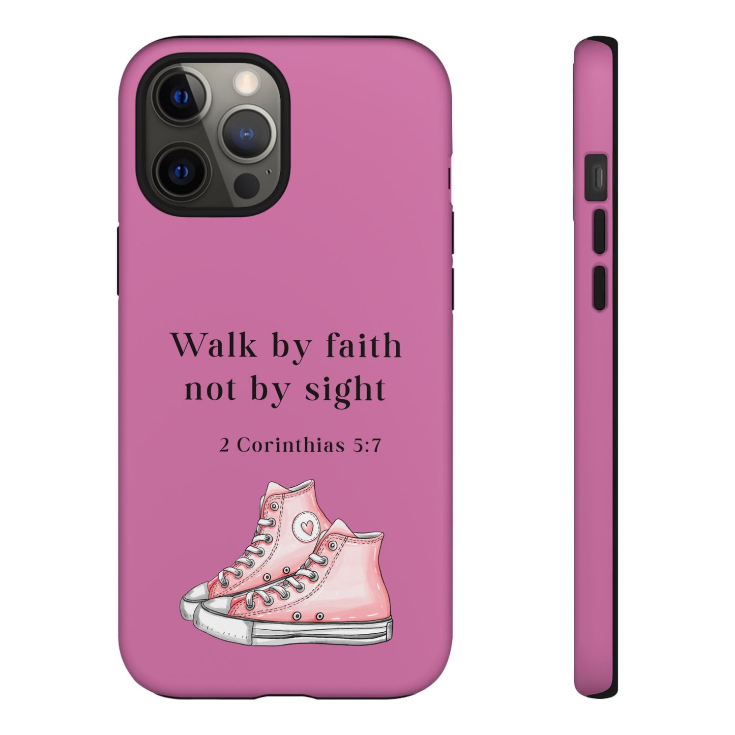 Cellphone Cae Faith-Inspired Phone Case Inspirational Gift Bible Verse Accessory Pink Converse Design Christian Phone Cover