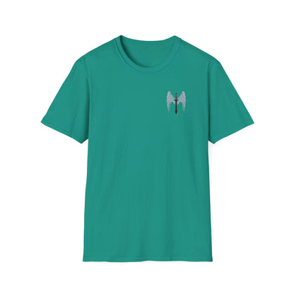 T-Shirt Unisex Softstyle T-Shirt with Inspirational Psalm Design Motivational Tee Christian Apparel Faith-Based Gift Casual Wear