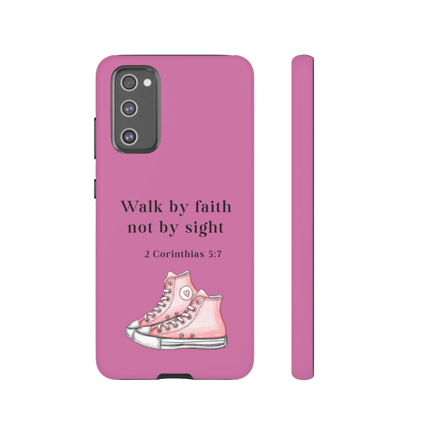 Cellphone Cae Faith-Inspired Phone Case Inspirational Gift Bible Verse Accessory Pink Converse Design Christian Phone Cover
