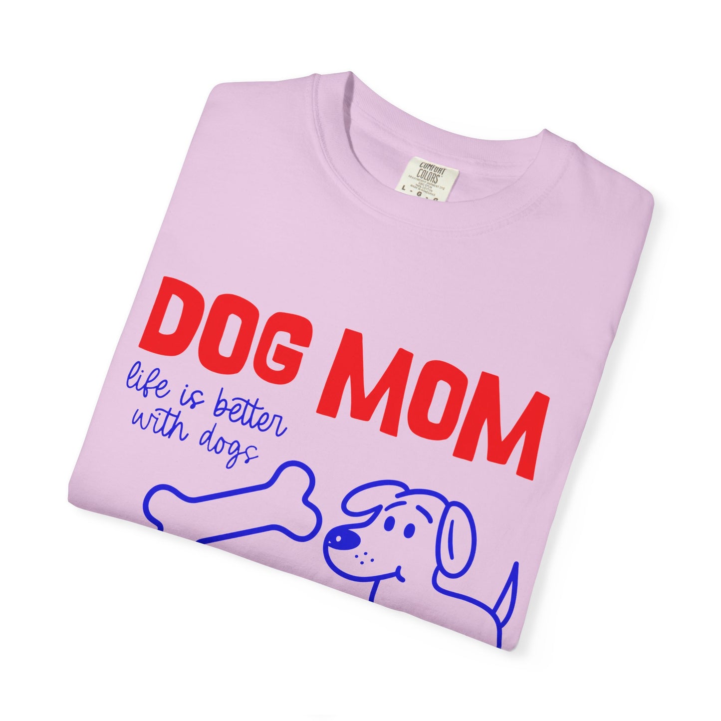 Dog Mom Club T-Shirt — Cute Paw Print & Bone Graphic Tee
