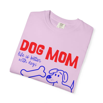 Dog Mom Club T-Shirt — Cute Paw Print & Bone Graphic Tee