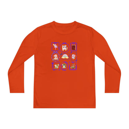 T-Shirt Whimsical Youth Fun Long Sleeve Shirt Cute Gift for Kids Colorful Playwear Unique Birthday Present Fairy Tales