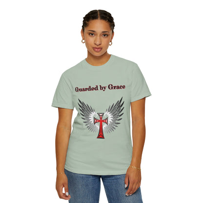 T-Shirt Guarded by Grace Unisex T-Shirt with Wings Design Christian Apparel Unique Gift Faith-based Fashion Inspirational SpiritualTee