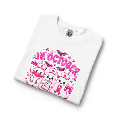 Long Sleeve Shirt — "In October We Wear Pink" Breast Cancer Awareness