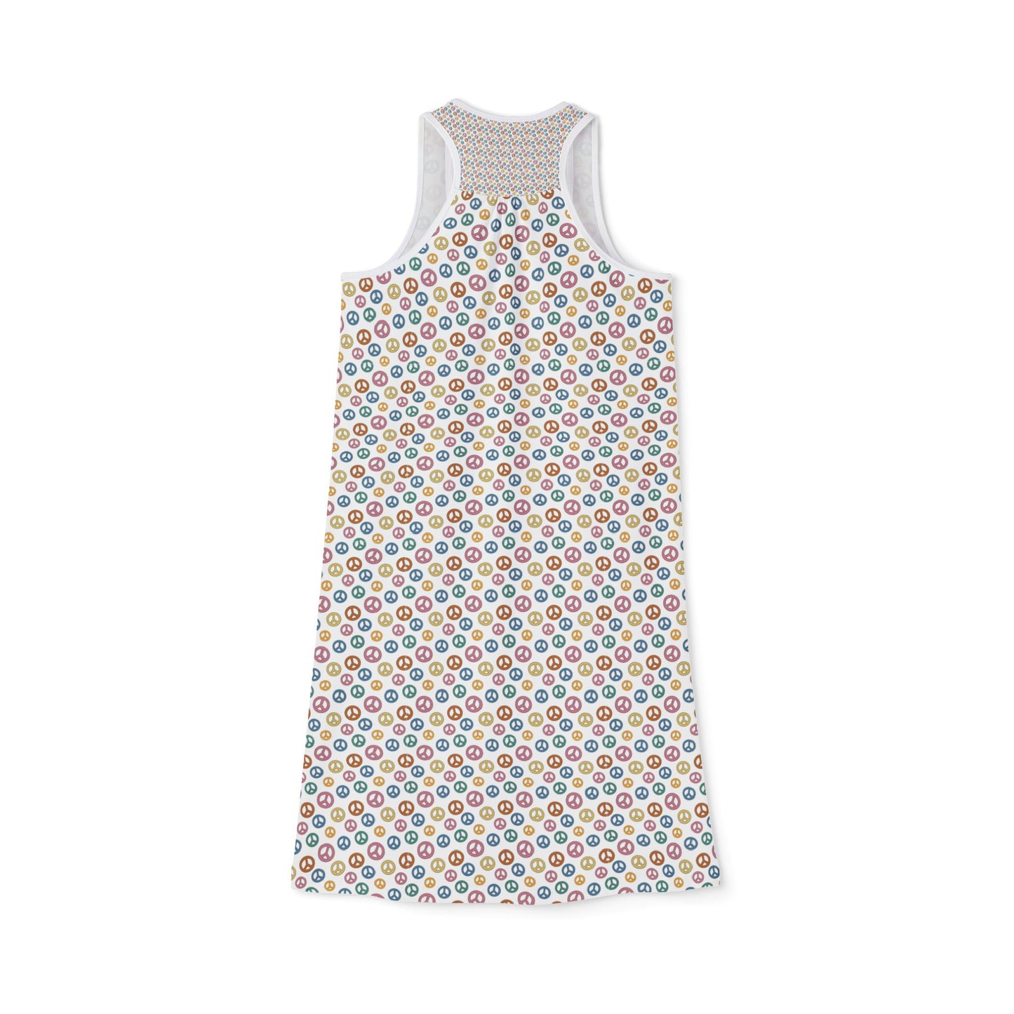 Dress Colorful Women’s Racerback Dress Summer Casual Wear Boho Vibes Beach Outfit Festival Dress Everyday Comfort