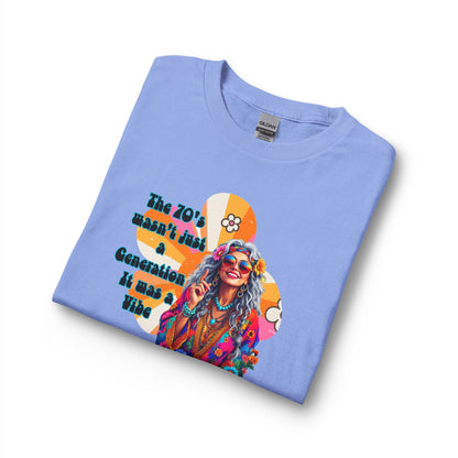 70s Hippie Long Sleeve T‑Shirt – “The 70's Wasn’t Just a Generation, It Was a Vibe”