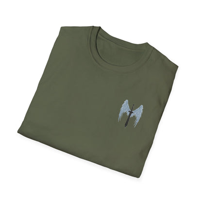 T-Shirt Unisex Softstyle T-Shirt with Inspirational Psalm Design Motivational Tee Christian Apparel Faith-Based Gift Casual Wear