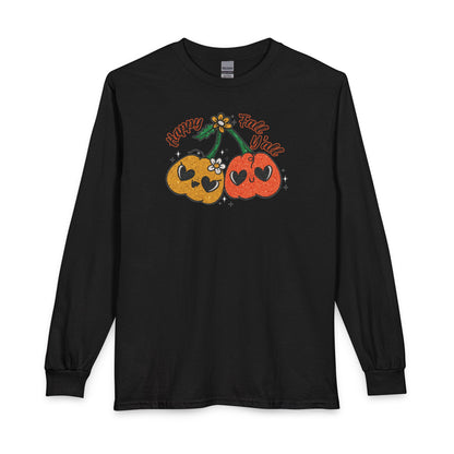 Happy Fall Y'all Pumpkin Long Sleeve Tee