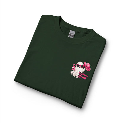 Breast Cancer Awareness Long Sleeve — "In October We Wear Pink" Ghost Tee