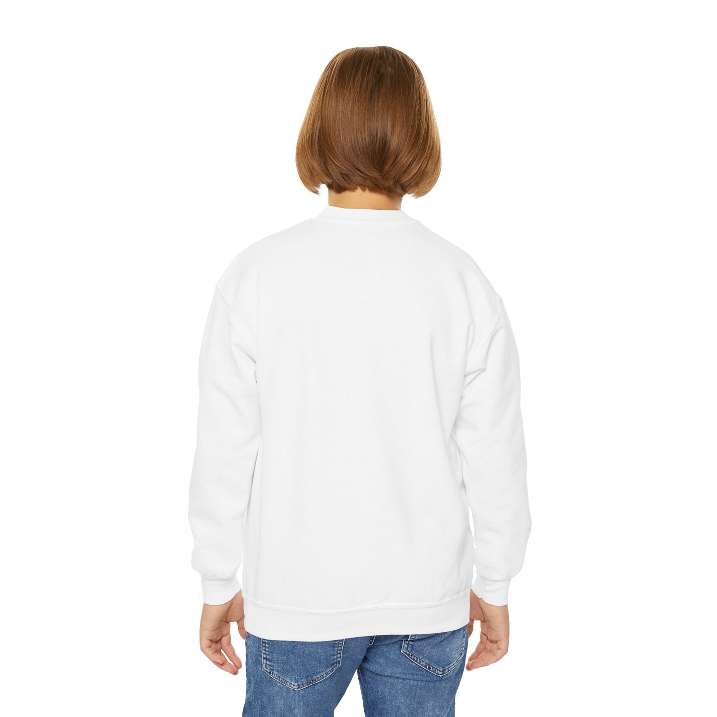 Sweatshirt Youth Crewneck Sweatshirt Cute Pastel Floral Design Cozy Gift for Kids Perfect for Birthdays Spring and Everyday Wear