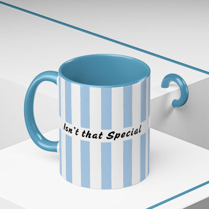 Isn’t That Special Blue Striped Accent Coffee Mug
