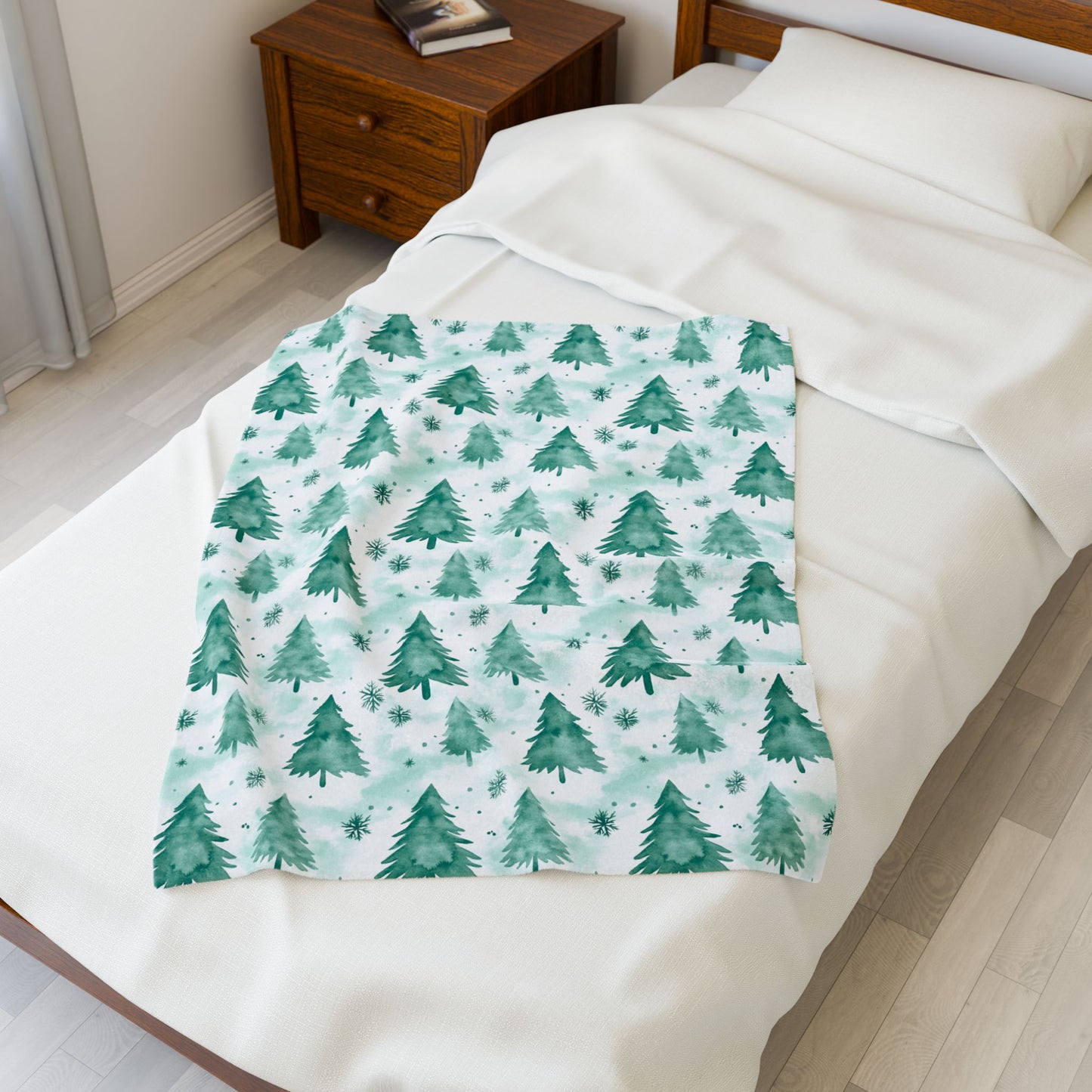 Blanket Cozy Christmas Tree Plush Holiday Decor Winter Warmth Gift for anyone Snuggle Blanket Seasonal Home Accent