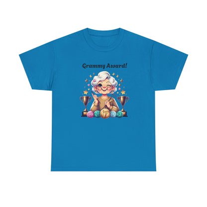 T-Shirt Grammy Award Unisex Heavy Cotton Tee - Celebrate Your Achievements Gift for Grandmothers