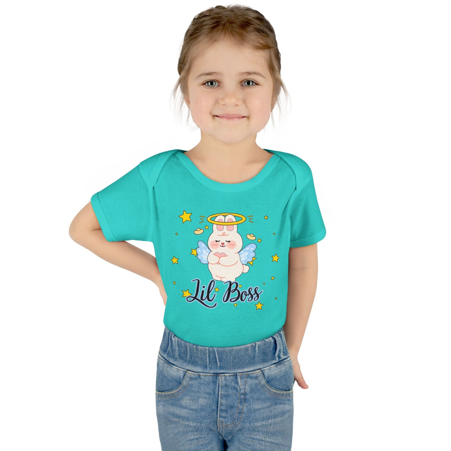Lil Boss Angel Baby Bodysuit — Cute Infant Onesie