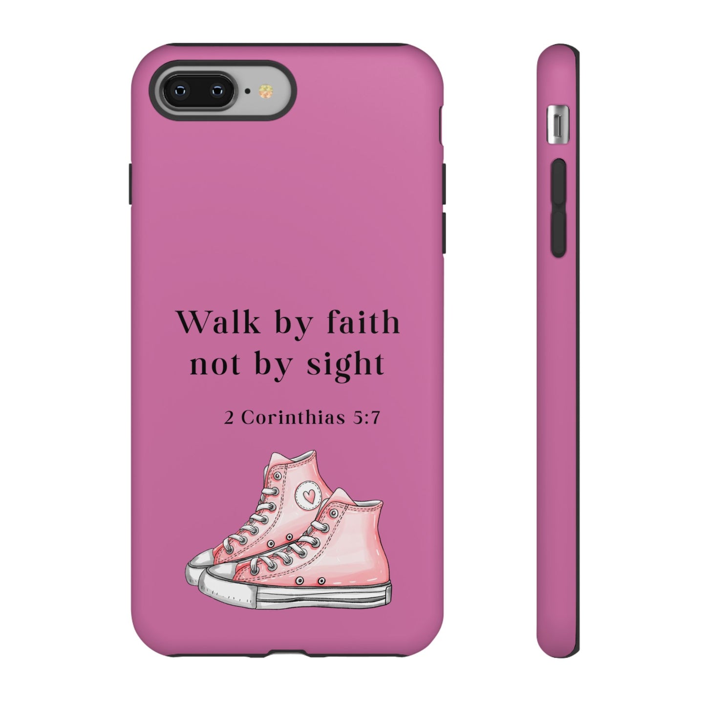 Cellphone Cae Faith-Inspired Phone Case Inspirational Gift Bible Verse Accessory Pink Converse Design Christian Phone Cover