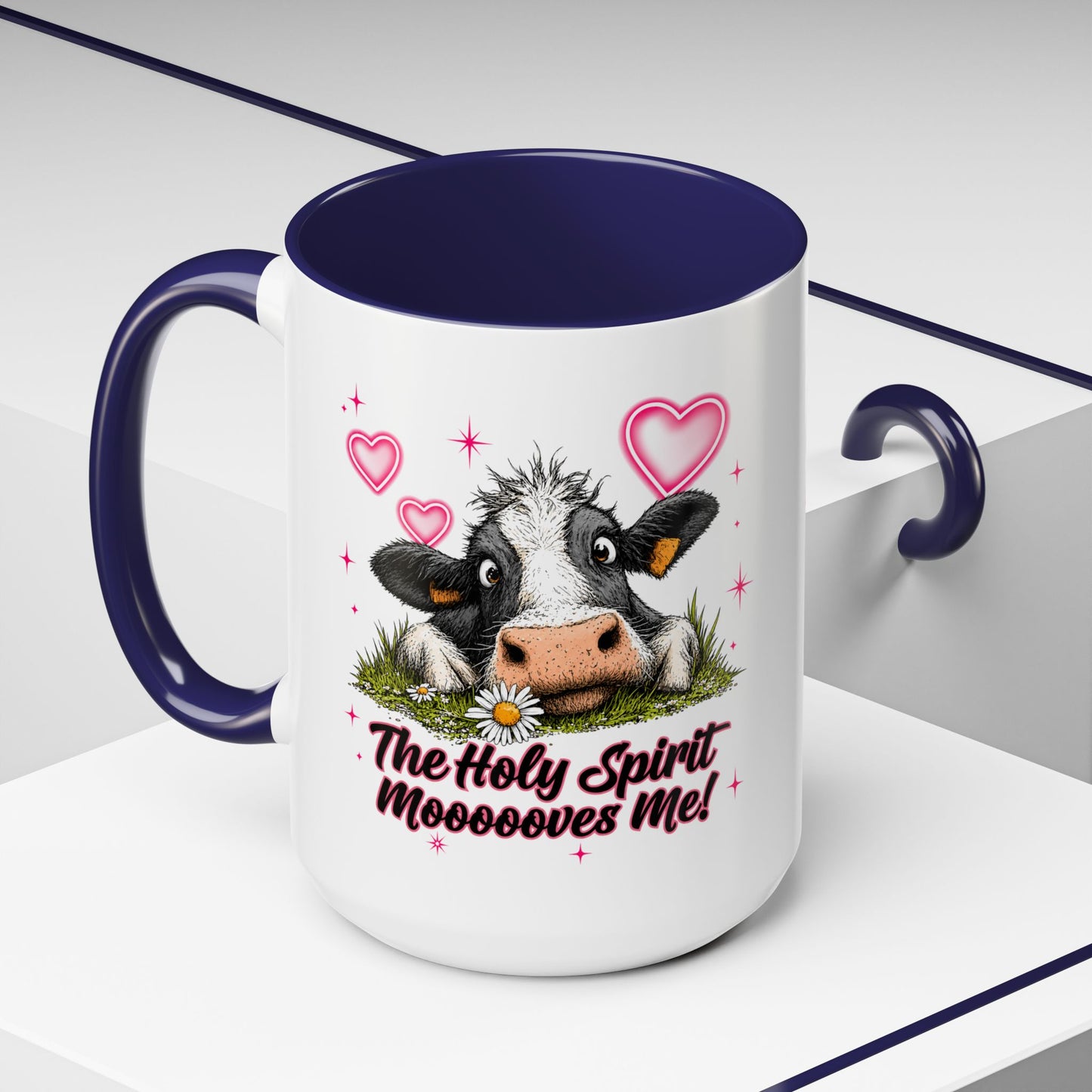 The Holy Spirit Moooves Me Coffee Mug