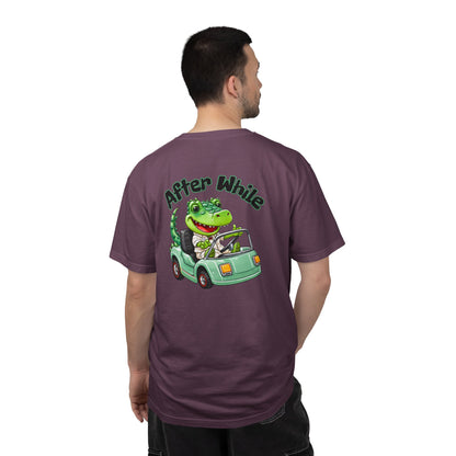 Later Gator After While Gator T-Shirt Cute Cartoon Alligator Scooter Tee Gift