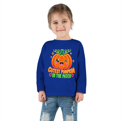 Cutest Pumpkin in the Patch Toddler Long Sleeve Tee
