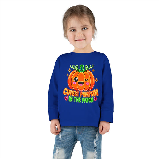 Cutest Pumpkin in the Patch Toddler Long Sleeve Tee