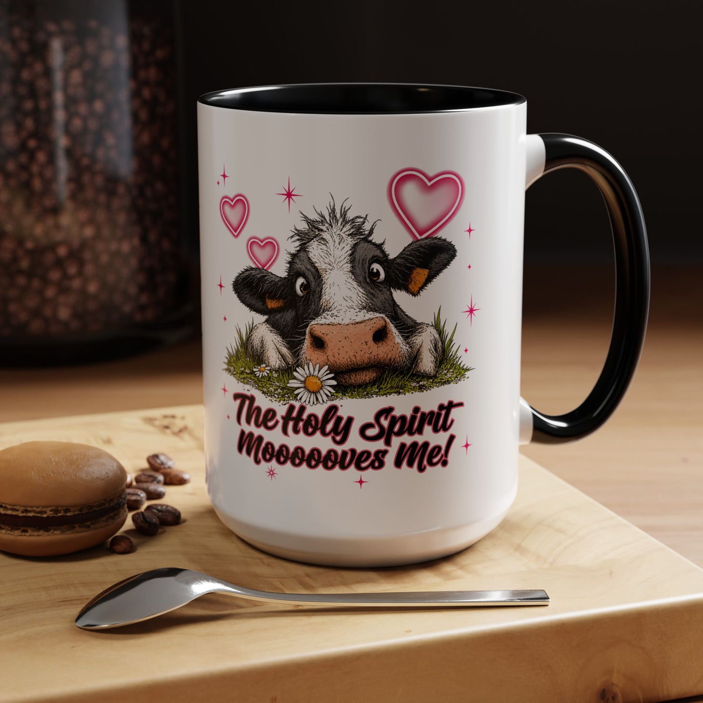The Holy Spirit Moooves Me Coffee Mug