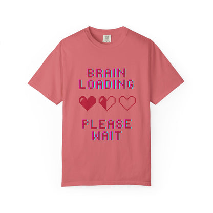 T-Shirt Brain Loading Unisex T-shirt Gamer Gift Fun Gift Geeky Apparel Cute Slogan Tee Perfect for Relaxation