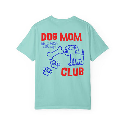 Dog Mom Club T-Shirt — Cute Paw Print & Bone Graphic Tee