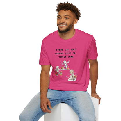 T-Shirt Halloween Graphic T-Shirt Spooky Season Tee Unisex Soft Style Shirt Retro Halloween Gift Fall Fashion Cute Halloween Design
