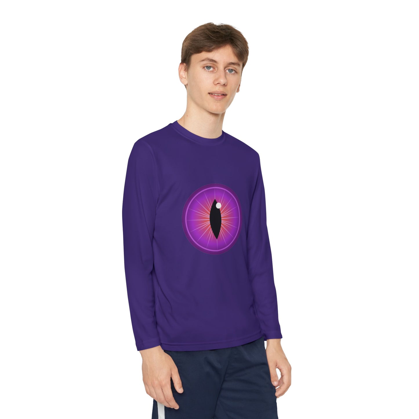 T-Shirt Youth Long Sleeve Monster-Inspired Tee Fun Shirt for Kids Perfect for Halloween Costume Wear Everyday Comfort Cool Graphic T