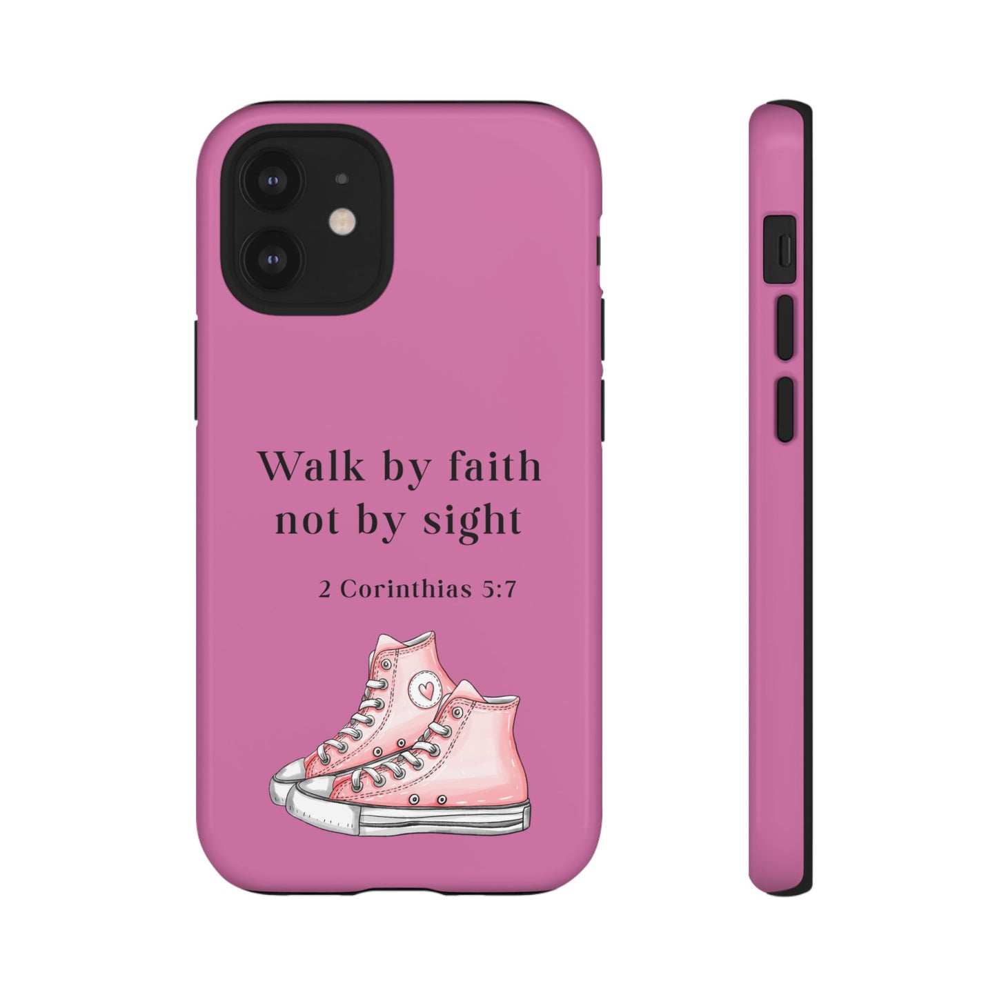 Cellphone Cae Faith-Inspired Phone Case Inspirational Gift Bible Verse Accessory Pink Converse Design Christian Phone Cover