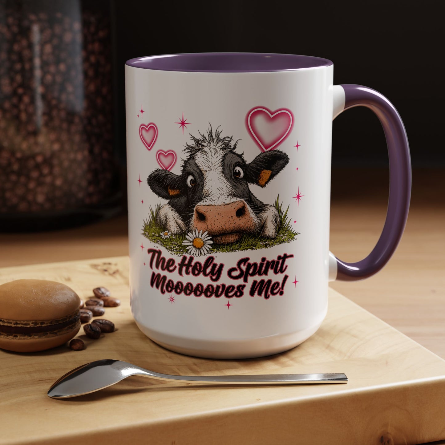 The Holy Spirit Moooves Me Coffee Mug