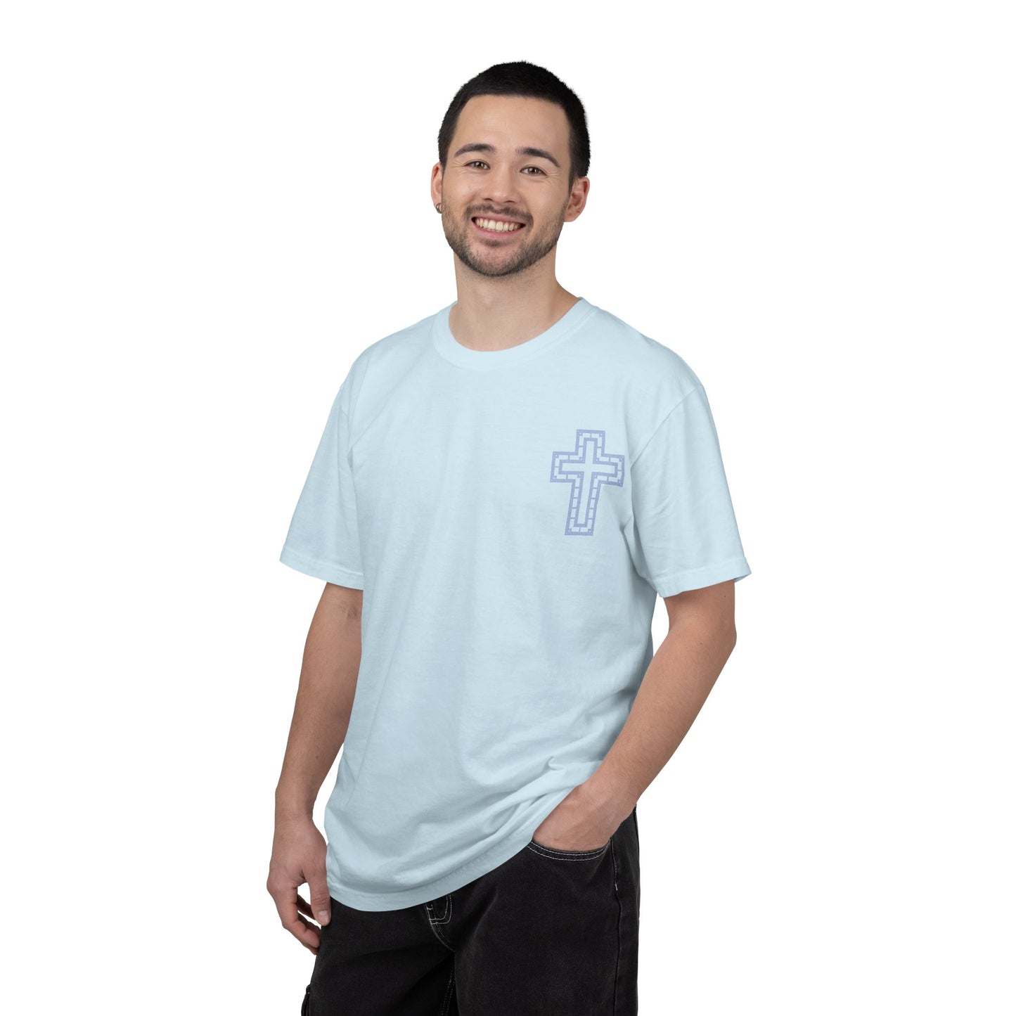 T-Shirt Inspirational Christian T-Shirt Cross & Philippians 4:13 Unisex Apparel Faith Tee Religious Gift Motivational Shirt