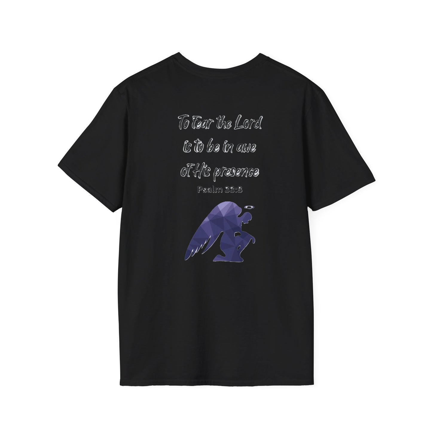 T-Shirt Unisex Softstyle T-Shirt with Inspirational Psalm Design Motivational Tee Christian Apparel Faith-Based Gift Casual Wear