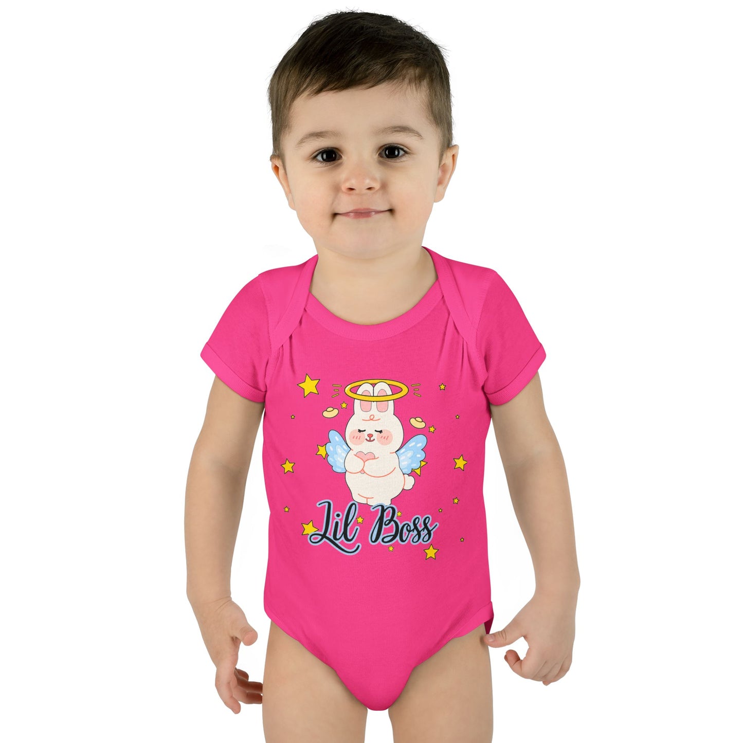 Lil Boss Angel Baby Bodysuit — Cute Infant Onesie