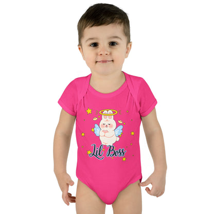 Lil Boss Angel Baby Bodysuit — Cute Infant Onesie