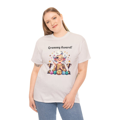 T-Shirt Grammy Award Unisex Heavy Cotton Tee - Celebrate Your Achievements Gift for Grandmothers
