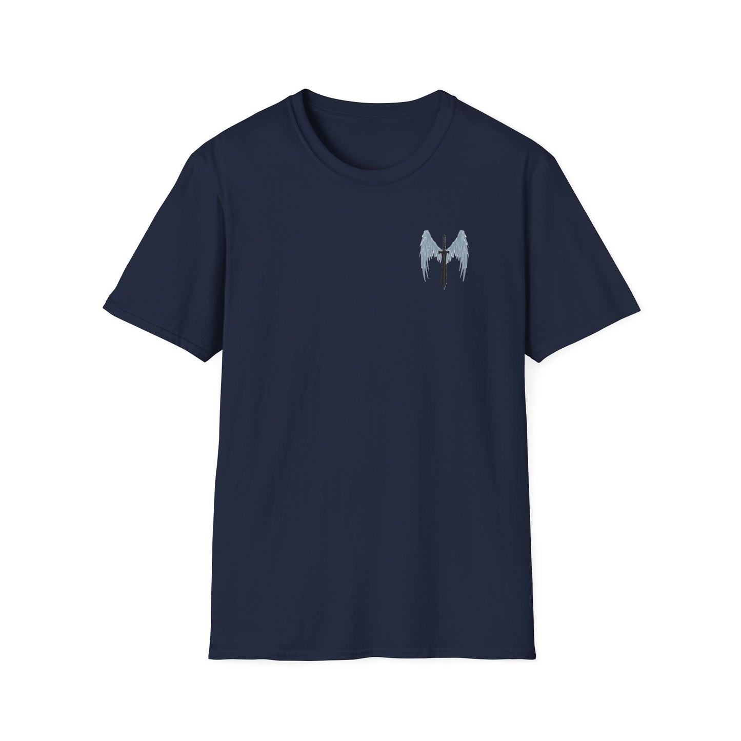T-Shirt Unisex Softstyle T-Shirt with Inspirational Psalm Design Motivational Tee Christian Apparel Faith-Based Gift Casual Wear