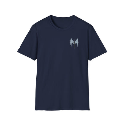 T-Shirt Unisex Softstyle T-Shirt with Inspirational Psalm Design Motivational Tee Christian Apparel Faith-Based Gift Casual Wear