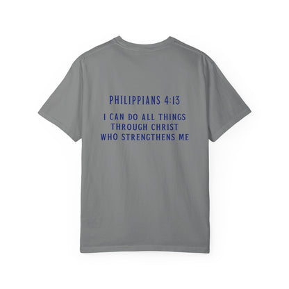 T-Shirt Inspirational Christian T-Shirt Cross & Philippians 4:13 Unisex Apparel Faith Tee Religious Gift Motivational Shirt